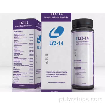 Tiras de teste de urina da Amazon Tiras de urina com 14 parâmetros